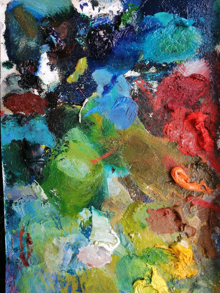 Фото автора.  Палитра Тяглова А.А.