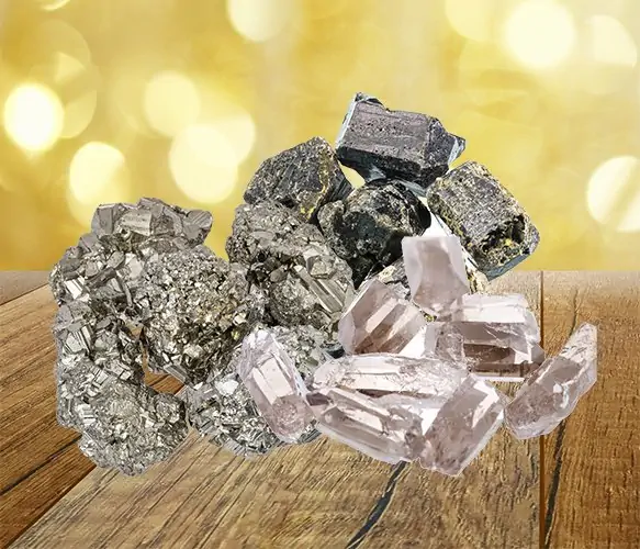 Различные виды кристаллов .