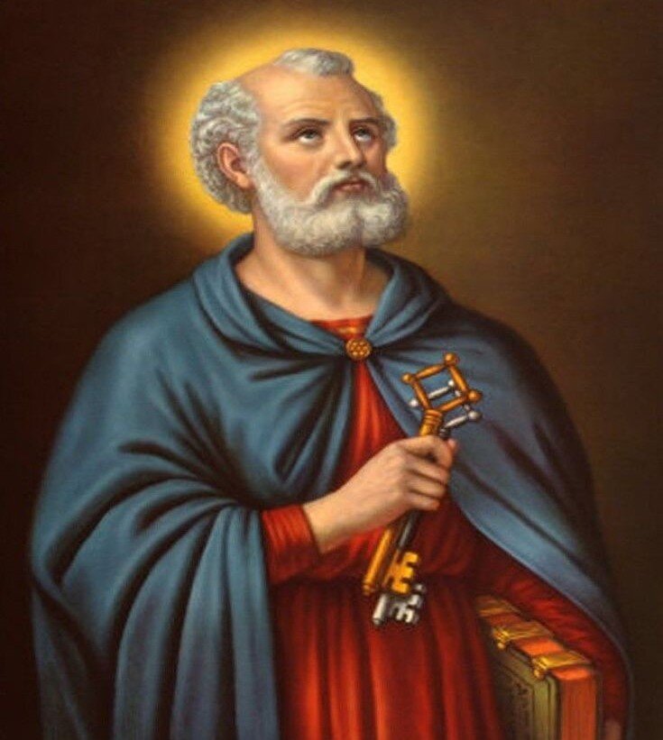 Апостол Петр с ключами Царства Небесного. Изображение взято в открытых источниках.
