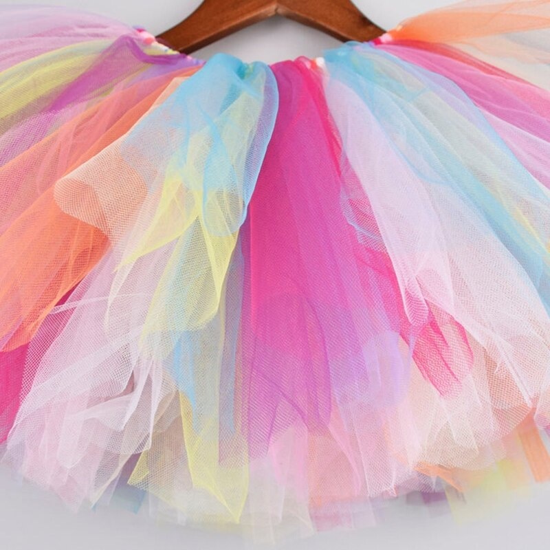 Радужная юбка пачка