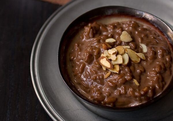 Шоколадное ризотто с собой