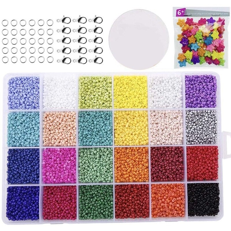 Цветной бисер микс