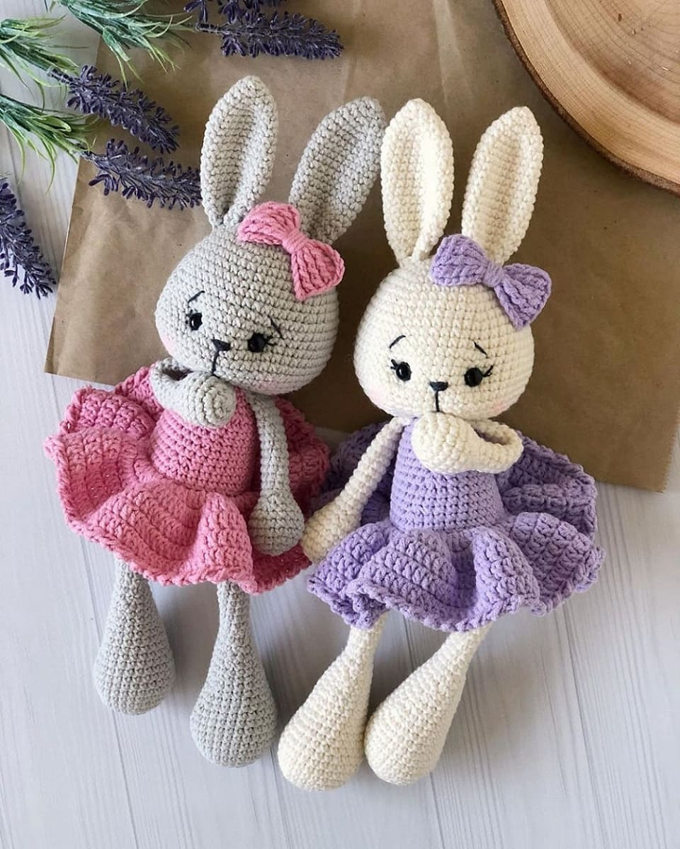 Зайка в платье амигуруми. Зайка амигуруми МК. Amigurumi Зайка.