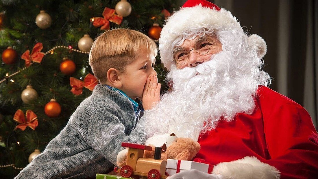 Детский дедом. Дед Мороз для детей. Фотосессия с дедом Морозом. Санта с детьми.
