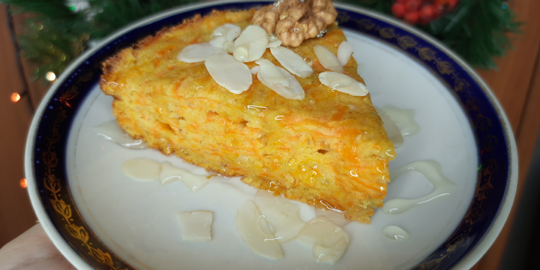 Запеканка из тыквы с манкой и творогом – ПП рецепт