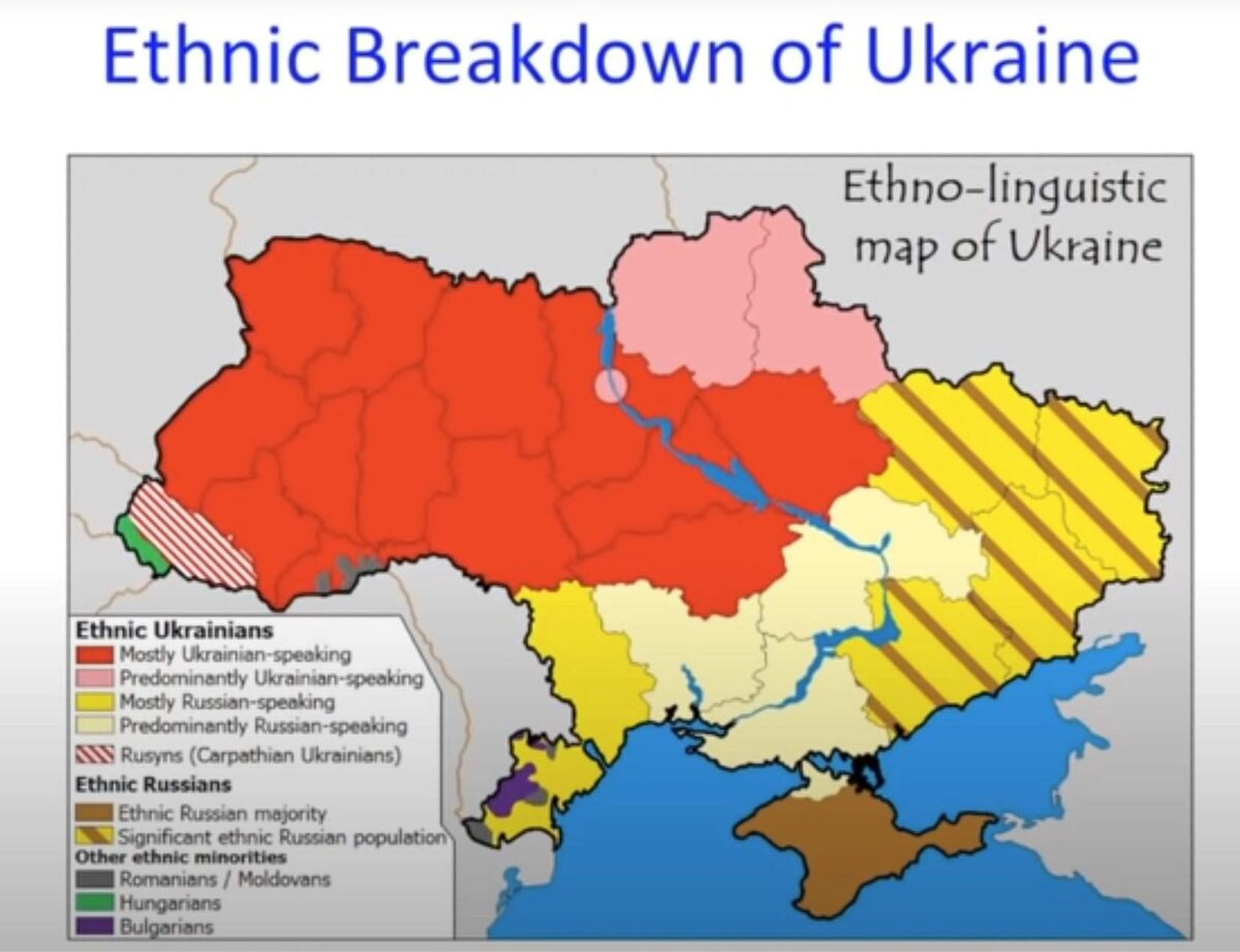 Американцы разместили карту русского языка