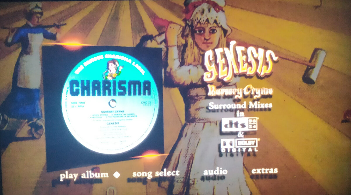 Genesis "Nursery Cryme" DTS, SACD 5.1 - Charisma Records