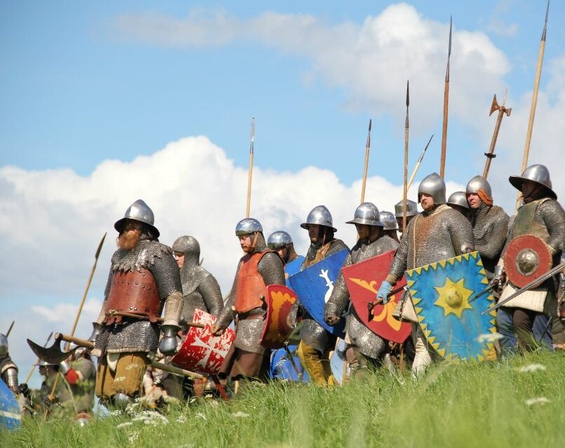 Ополченцы Готланда ДО встречи с армией Аттердага.