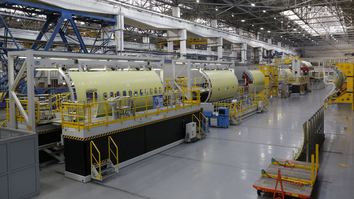 Цех Иркутского авиационного завода. © Пресс-служба ПАО "Корпорация "Иркут"