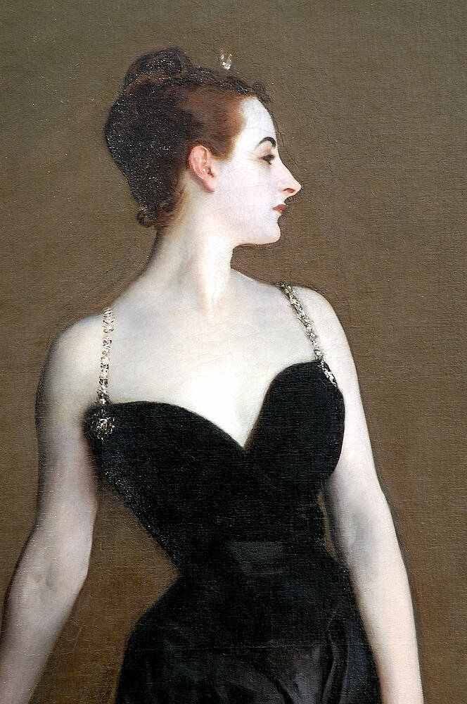 Джон Сингер Сарджент, мадам Икс(Мадам Пьер Готро), 1883-1884, фрагмент