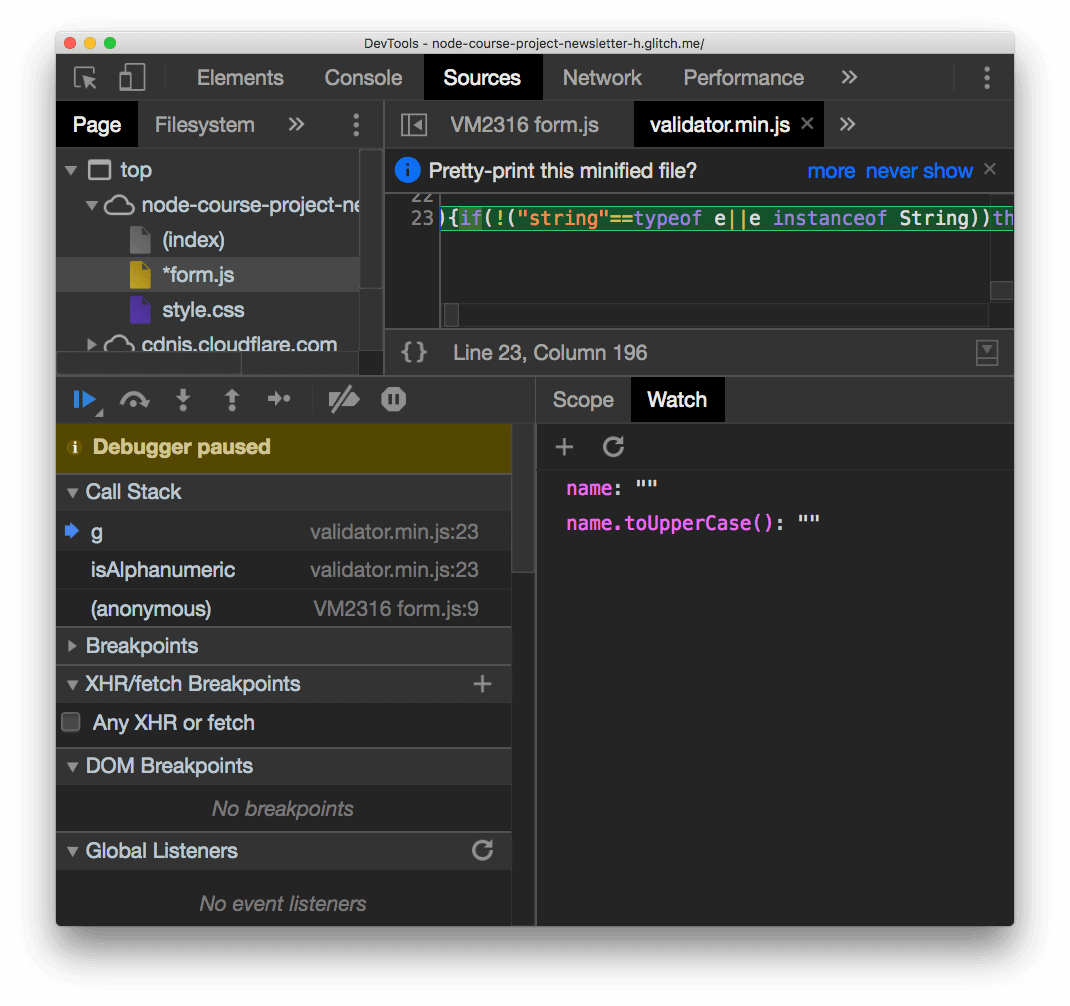 Js debug. А как дебажить.