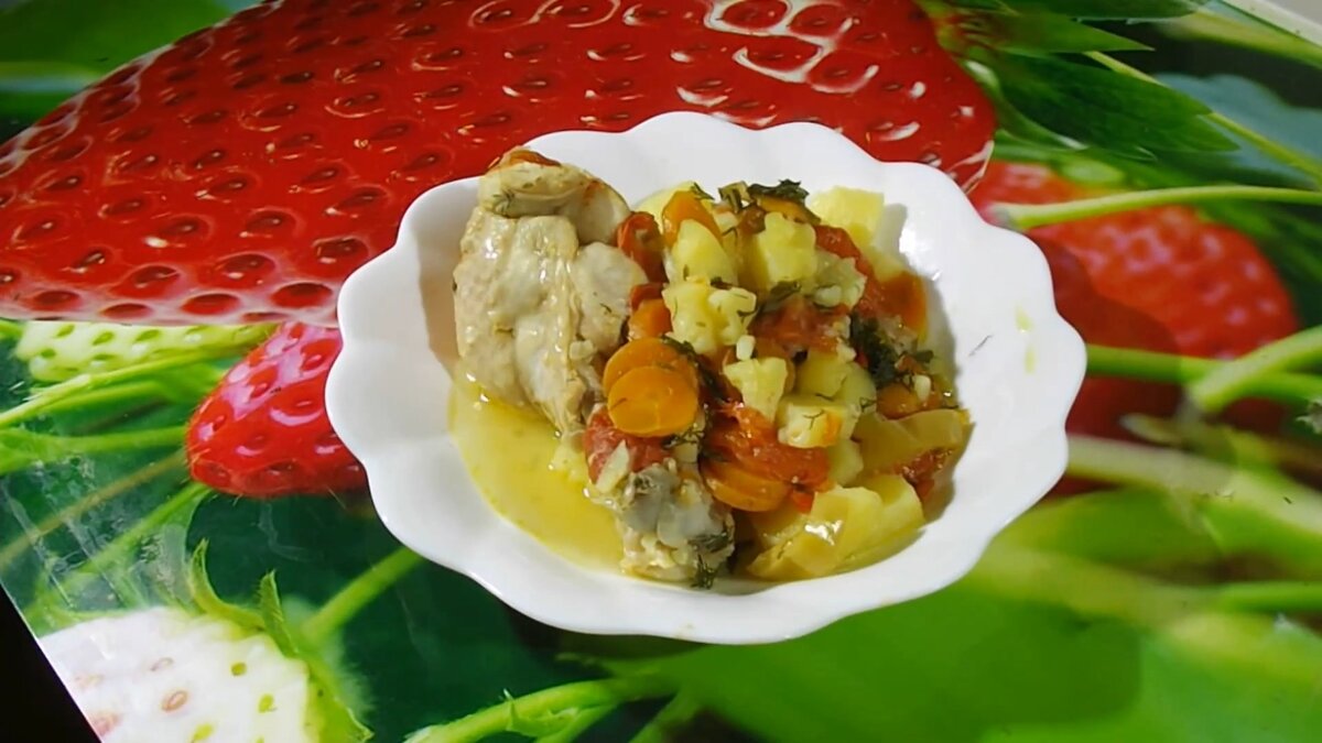 Тушеная Индейка в Мультиварке 🦃 