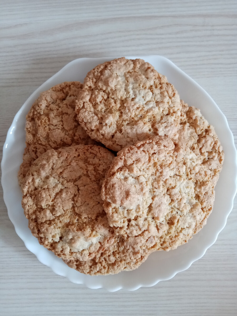 Овсяное печенье, пекла сама