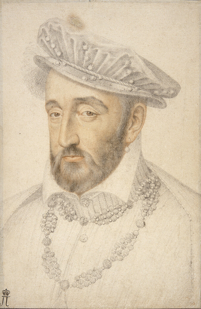 Портрет короля Франции Генриха II, мастерская Франсуа Клуэ, около 1559 года © Государственный Эрмитаж, Санкт-Петербург