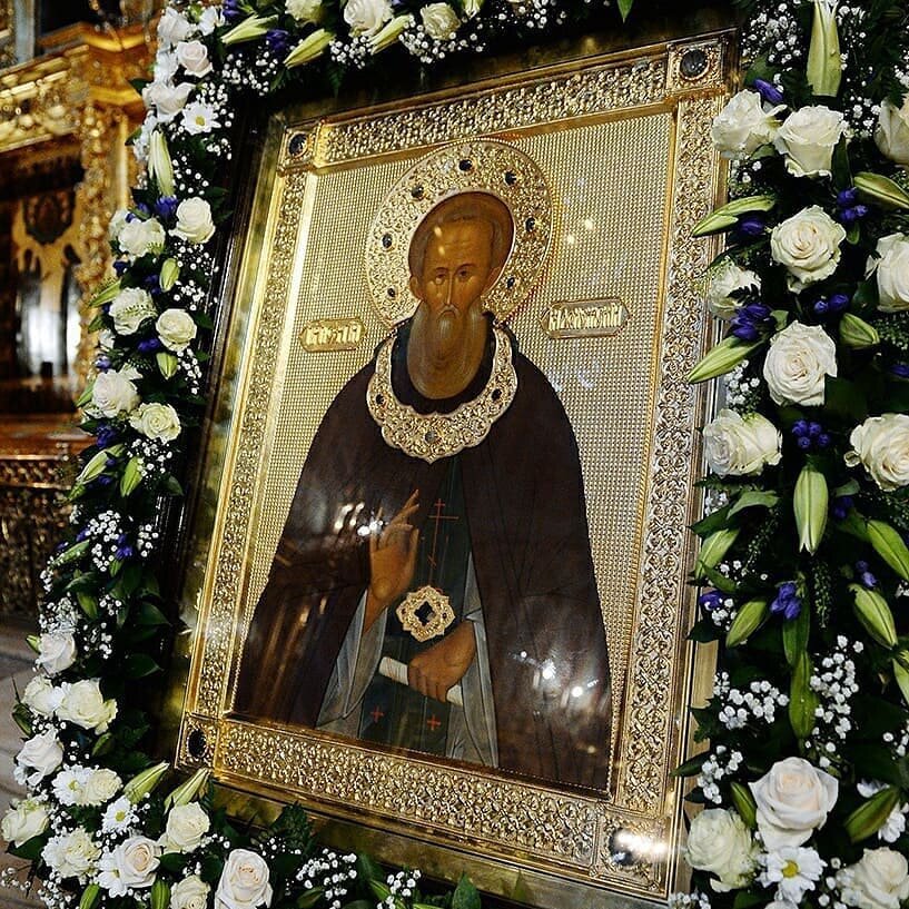 Преподобный Сергий Радонежский. Икона.