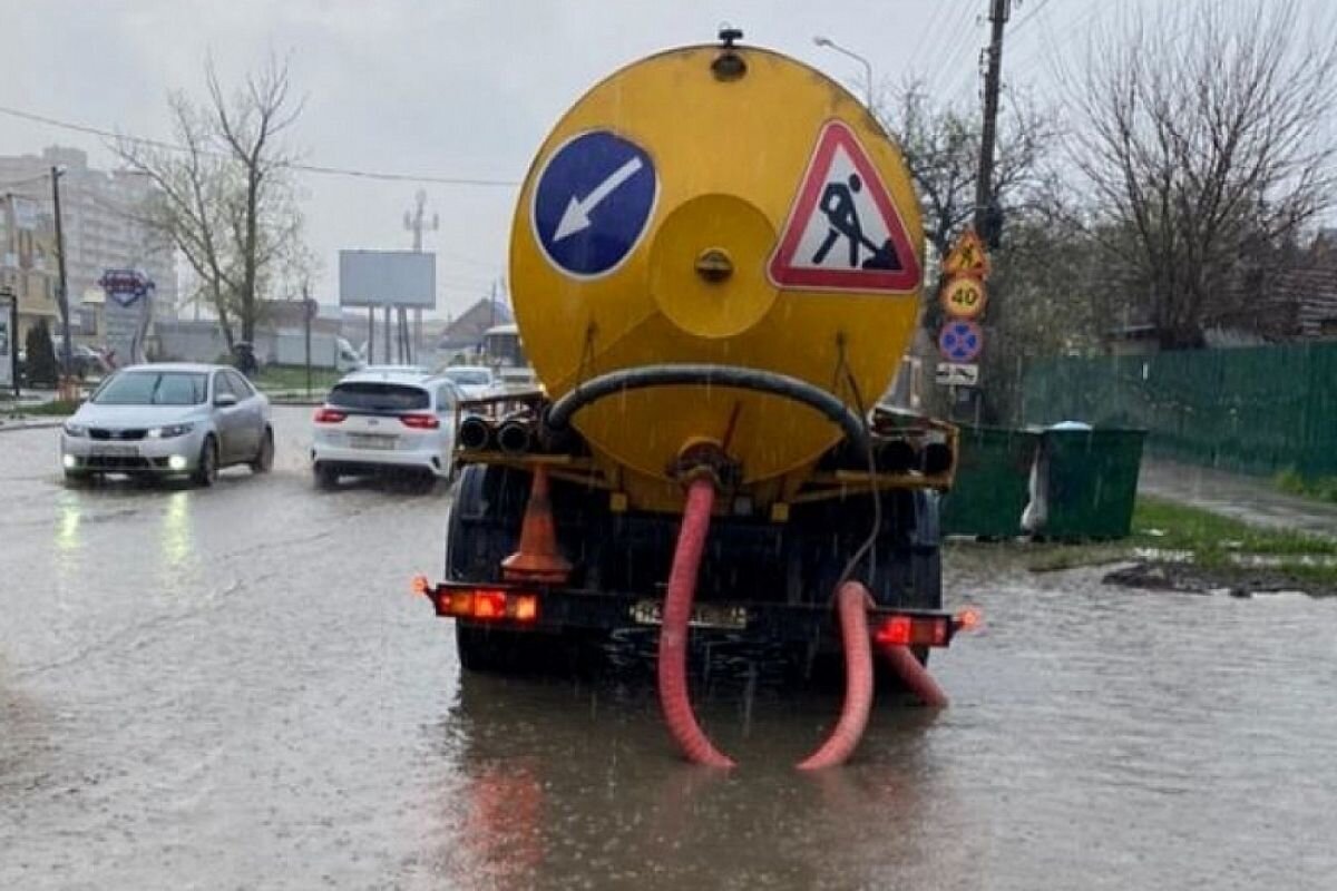    Непогода в Краснодаре не повлияла на работу транспорта