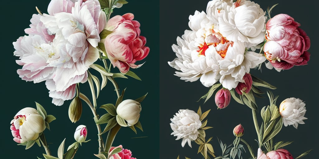 Discord @Ulsoga #peonies #MidJourney #art #drawing #flower #texture #wallpaper #pattern #background The request may be issued by