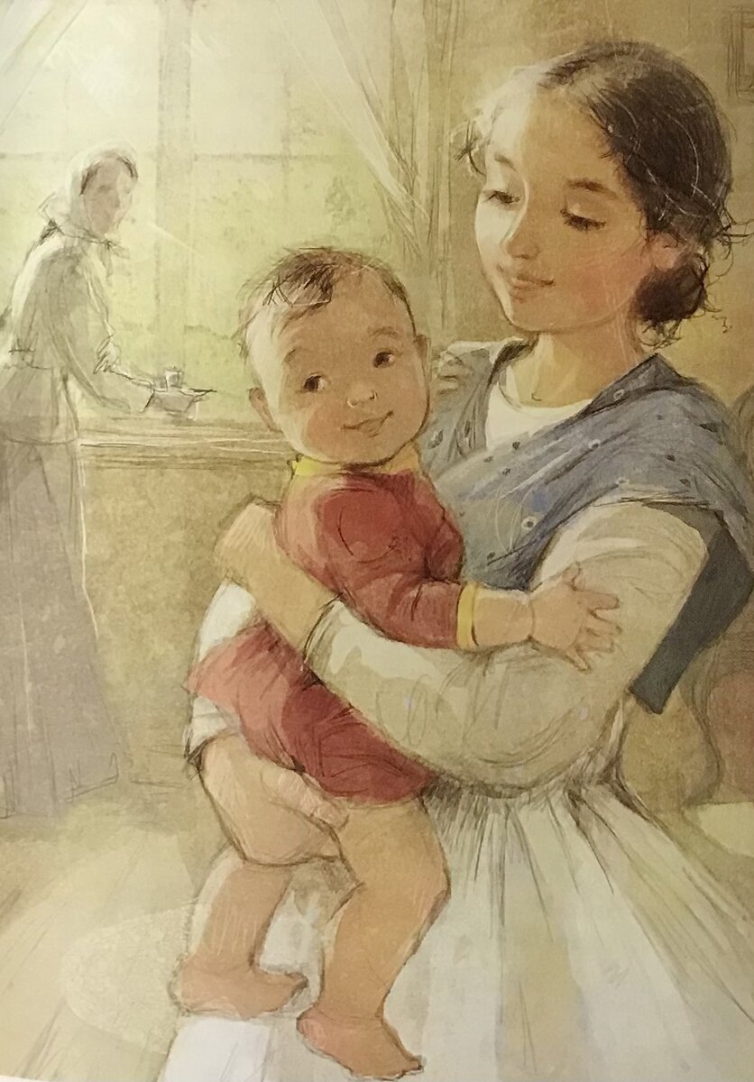 Иллюстрация Екатерины Бабок из книги И.С.Тургенева «Отцы и дети». – М.: Издательский Дом Мещерякова, 2022