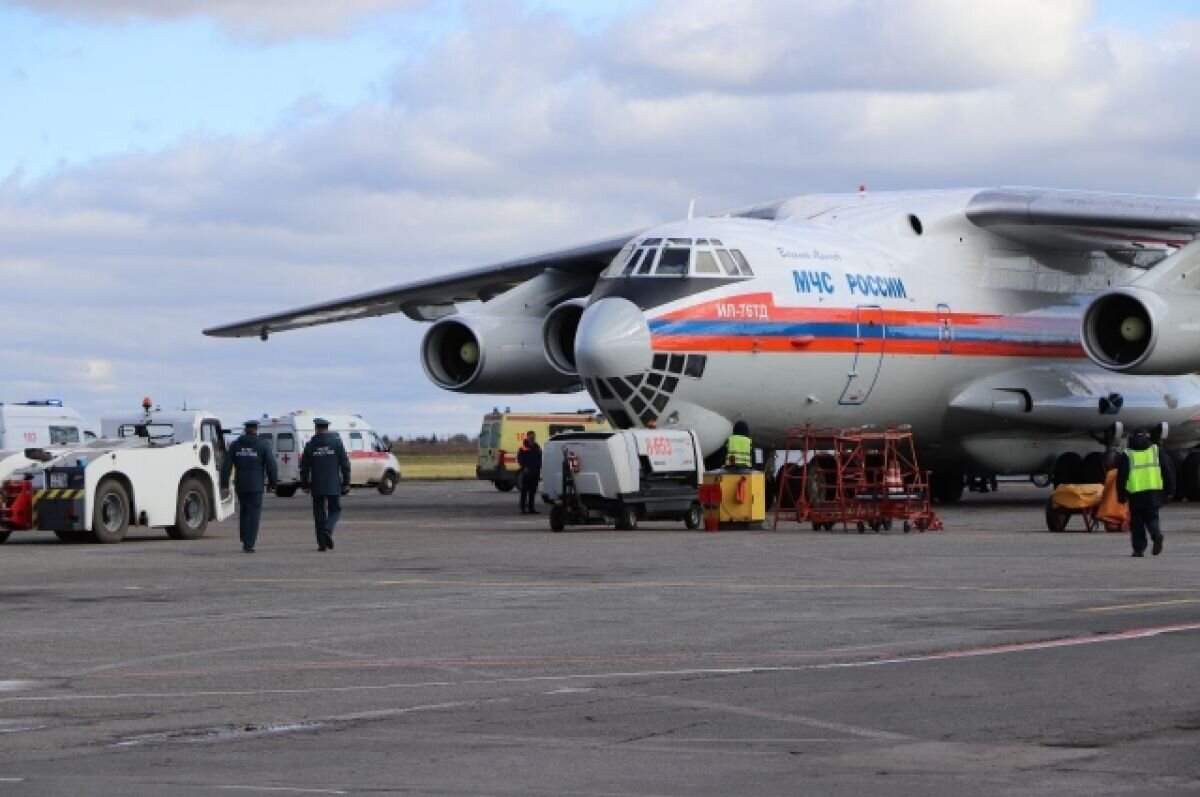    Борт с пострадавшими при стрельбе вылетел из Ижевска в Москву