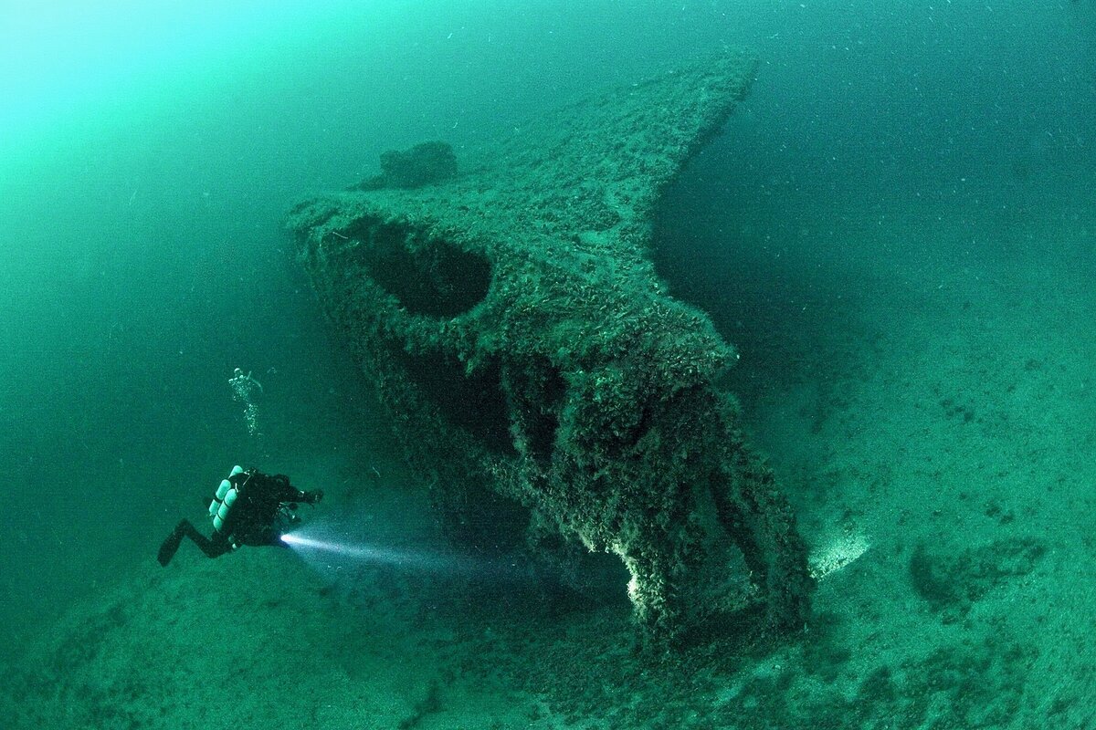 Черное море на глубине