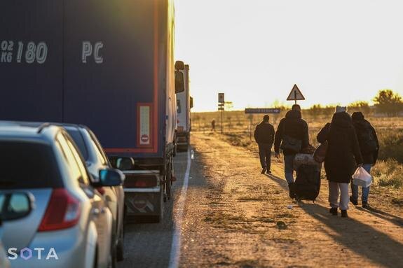    Российско-казахстанская граница. Фото: соцсети.