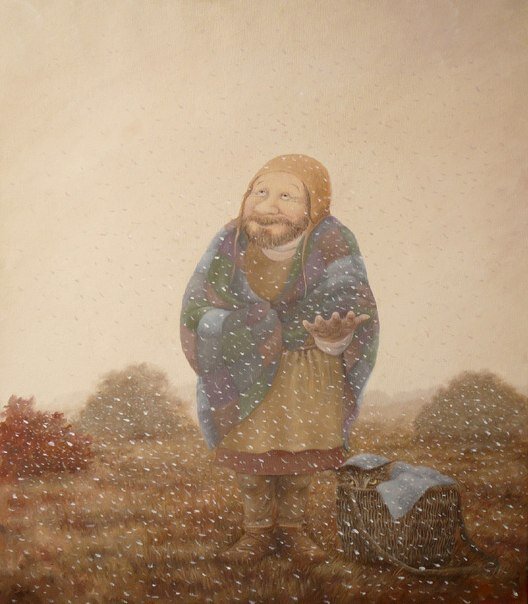 "Первый снег" Художник Наталья Говорухина