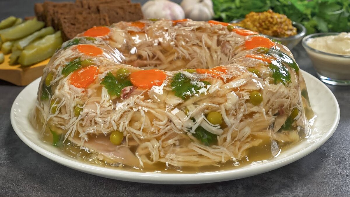 Холодец из курицы пошагово с фото