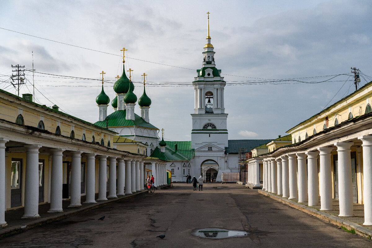 Торговые ряды. Немного костромских пейзажей дабы разбавить затянувшееся вступление