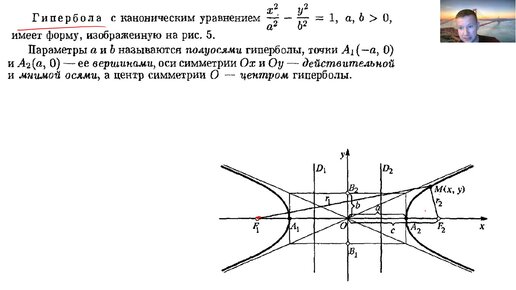 Кривые второго порядка. Гипербола