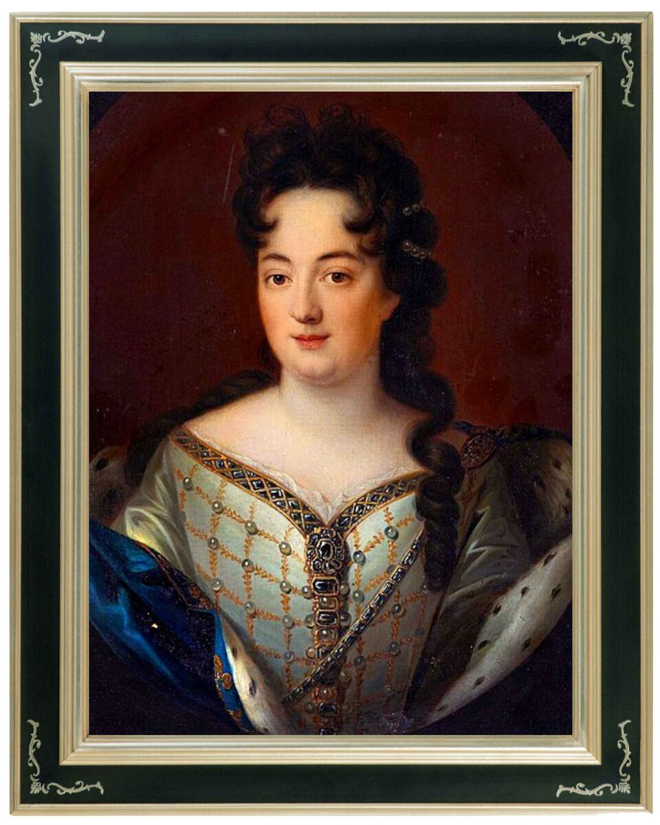  Портрет Марии Анны Виктории Баварской (1660-1690), жены Людовика Великого Дофина. Франсуа де Трой. Мюнхен, Германия