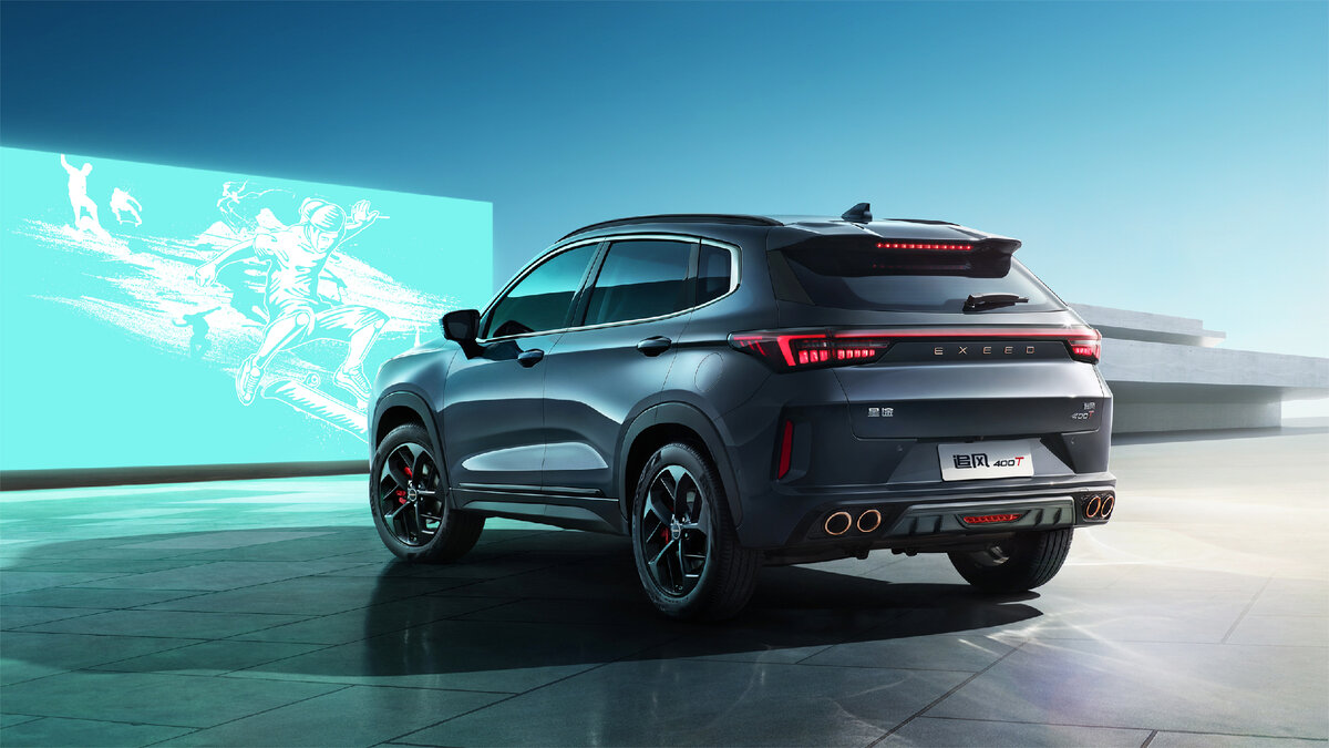 На фото: обновленный кроссовер Exeed LX