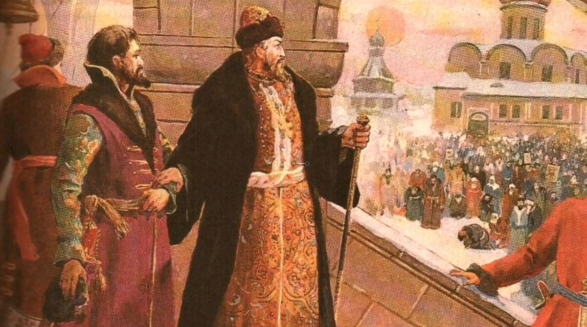 Полководец предложил мирные переговоры которые были отвергнуты. «Молодой Царевич и бояре-воспитатели» (1913).