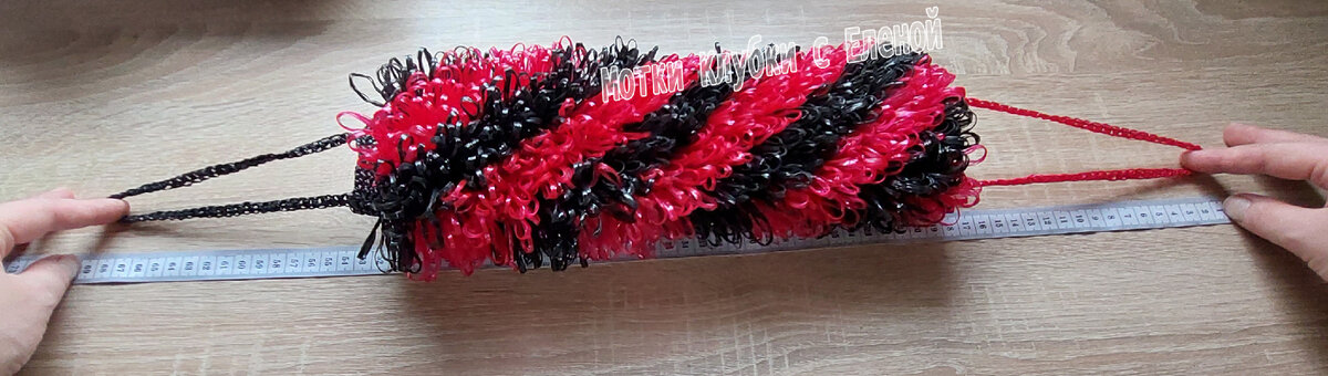 мочалка крючком по спирали