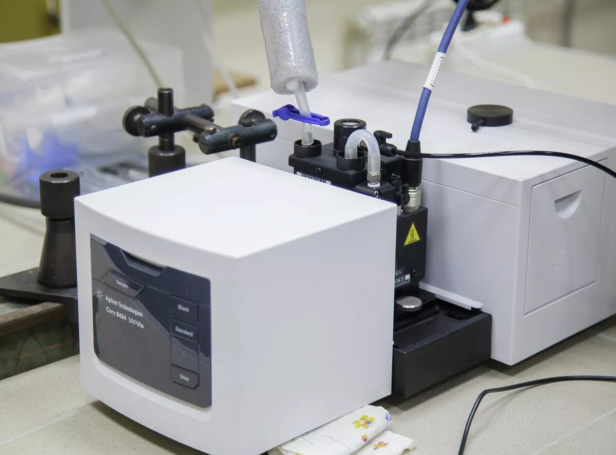 В лаборатории Научно-исследовательского института физической и органической химии ЮФУ