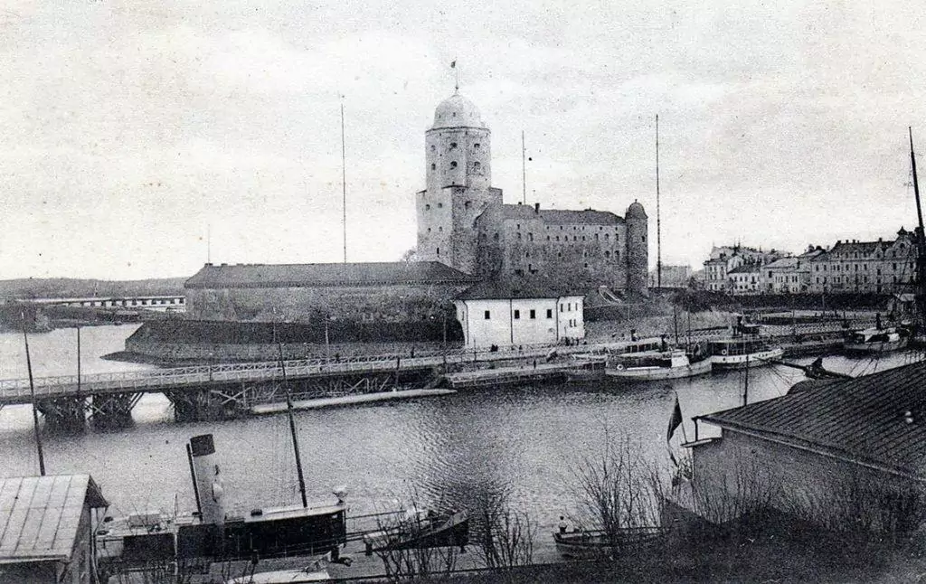 Фотография Выборгского замка 1916 год