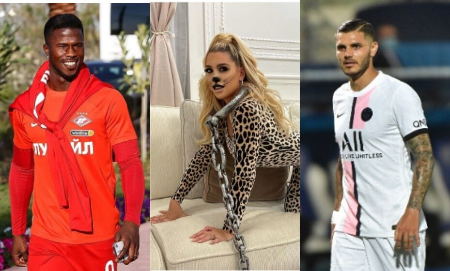    Кейта Бальде, Ванда Нара, Мауро Икарди составили любовный треугольник. Фото: Соцсети