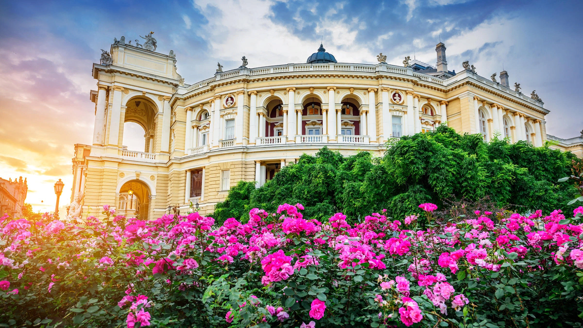 Цветущий и красивый город - Одесса