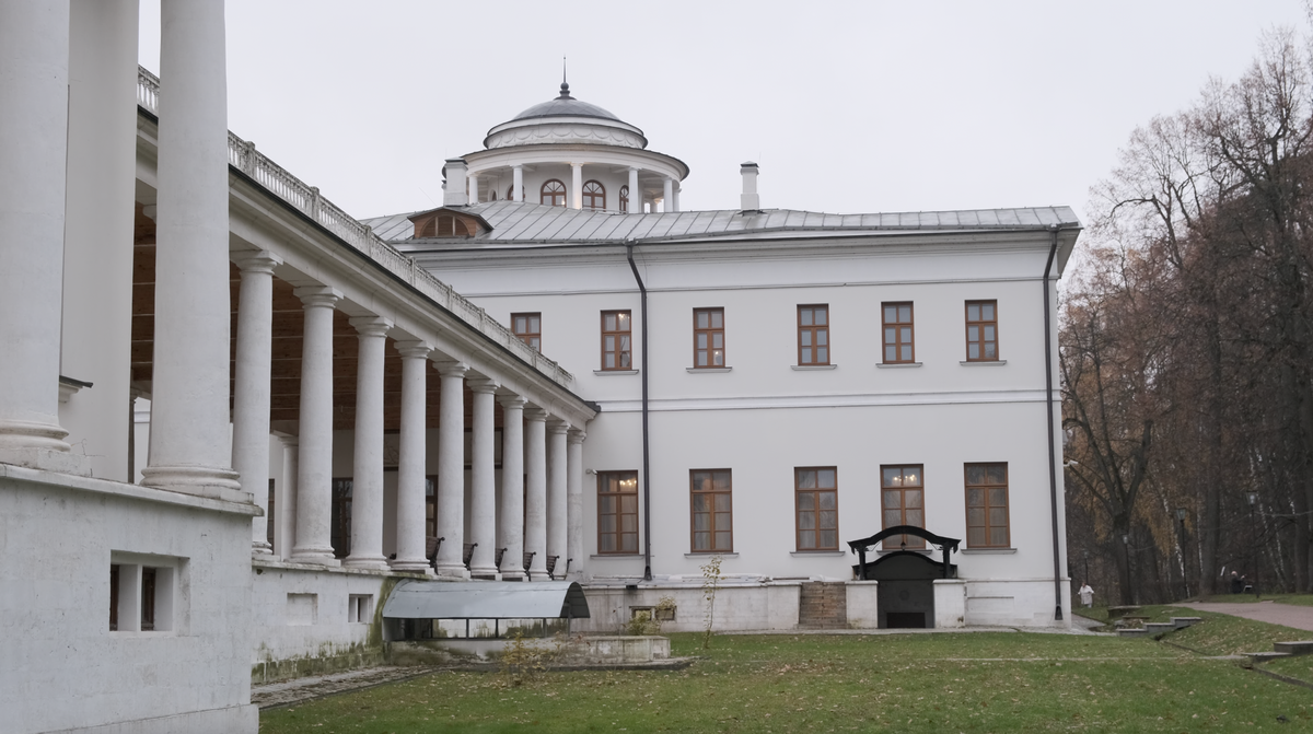 Флигелёк и колоннада - что еще для счастья надо? 