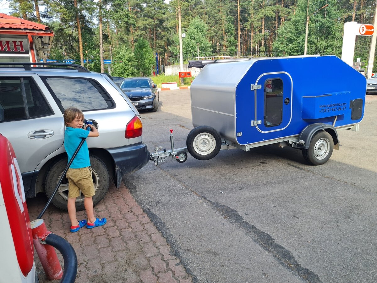 Впечатления и мысли после суток путешествия с прицепом-каплей  (мини-автодомом) | Дмитрий Кустарниченко | Дзен