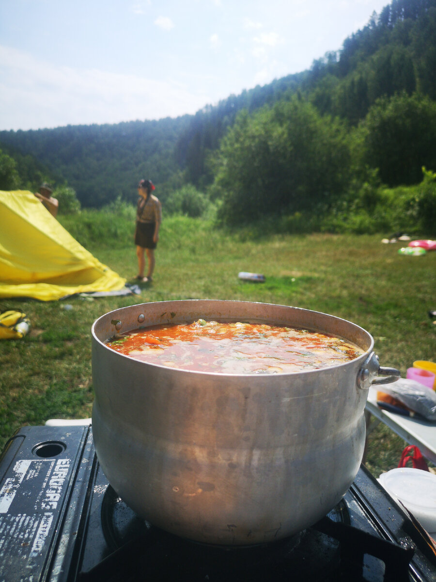 К нашему приезду приготовили отличный супец