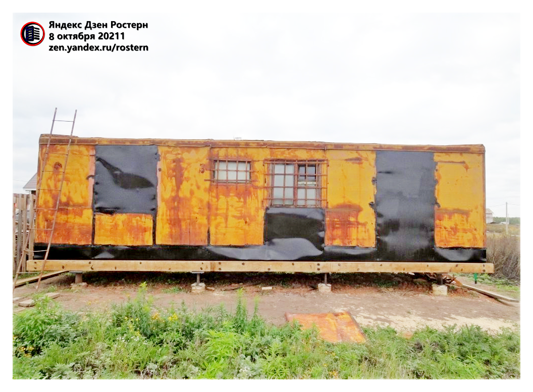 новая дачи из строго киоска-вагончика. источник фото: zen.yandex.ru/rostern