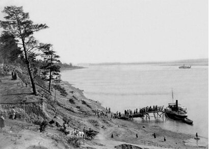 Посадка на паром