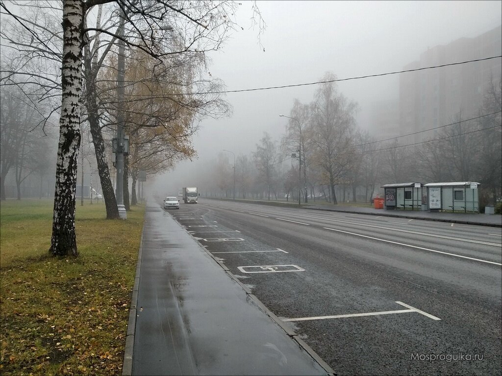 Аномальный туман в Москве. Прогулка по затянутым белой пеленой улицам |  Моспрогулка | Дзен