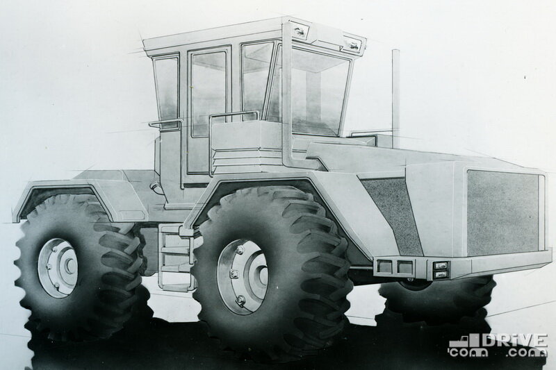 Эскиз трактора К-710