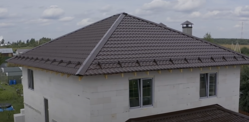 дом из газобетона 