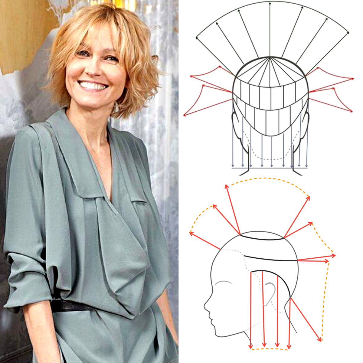 Многослойная стрижка "Боб". 