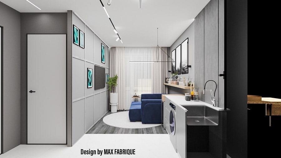 Студия с мужским характером.