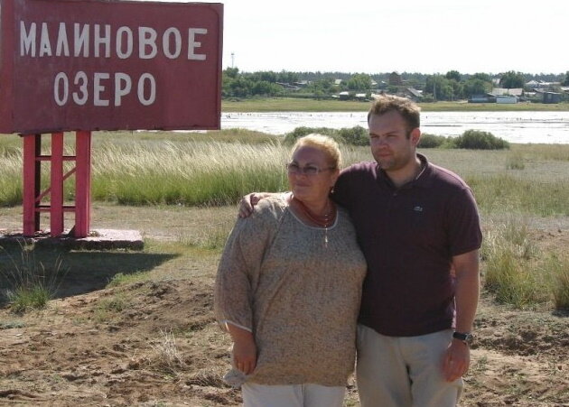 Нина Николаевна с сыном 