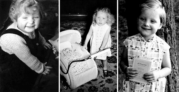 Меркель в детстве