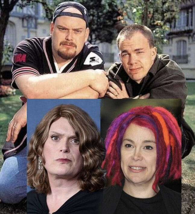 Сверху - братья, снизу - сёстры Вачовски. 